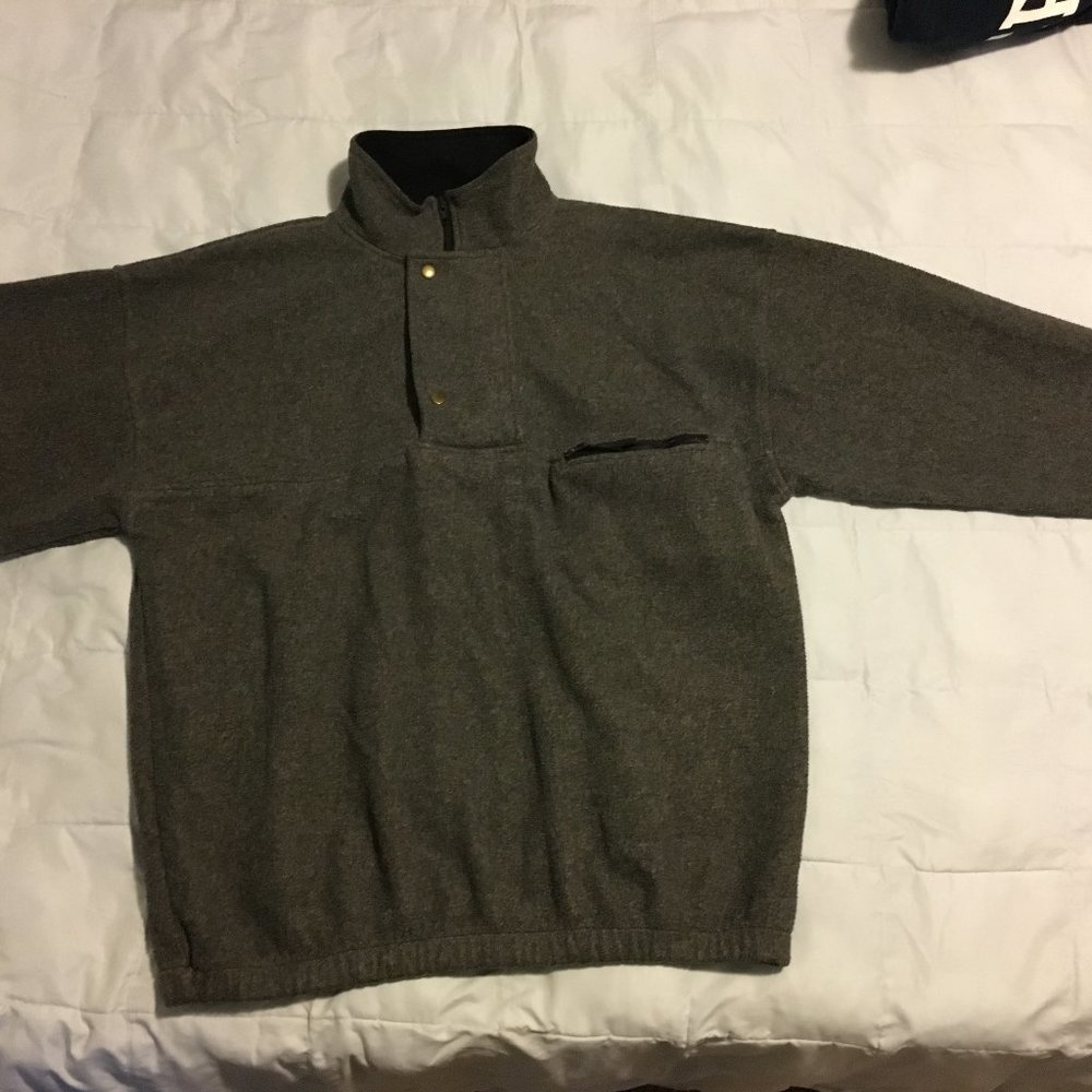 Men's Nordic Fleece Long Sleeve Top - XL, Gray